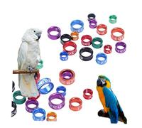 YYDSWTW Bird Foot Rings Leg Bands for Birds Aluminum Bird Leg Rings Lightweight for Cockatiels Open_50pcs 8mm