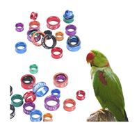 YYDSWTW Bird leg rings Pigeon Durable Random numbers Distinguishing parakeets Closed_50pcs 4.5mm