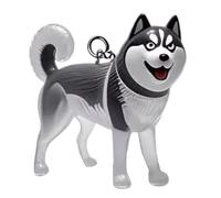 YYDSWTW Dog Hair Keychain Fur Transparent Container Souvenir Keyring 1 Pack Portable Shape For Owners Hanging Charm Pet Memorial A