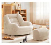 YYDSWTW Lazy Sofa Foam Couch Removable Cover Lightweight Sofa Easy to Use Living Room Sofa beige