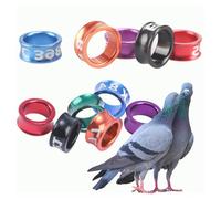 YYDSWTW Parrot leg bands Bird leg rings Random numbers Lightweight leg bands Small birds identification Closed_50pcs 6mm