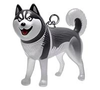 YYDSWTW Pet Memorial Storage Box Souvenir Keyring Dog Hair Keychain Fur Transparent Container 1 Pack Hanging Charm A