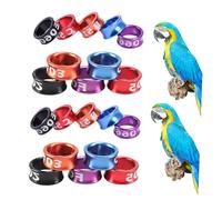 YYDSWTW Pigeon Leg Rings Parrot Leg Bands Numbered Leg Rings Random Colors for Finches Distinguishing Birds Open_50pcs 4.5mm