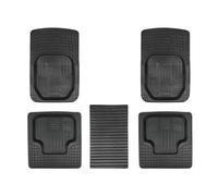 YYEFNMAZ 5pcs General Purpose Auto Car Floor Mats Compatible for Explorer All-Weather TPE Pad Tray Interior(Black)