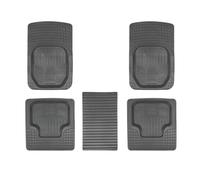 YYEFNMAZ 5pcs General Purpose Auto Car Floor Mats Compatible for Explorer All-Weather TPE Pad Tray Interior(Gray)