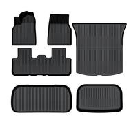 YYEFNMAZ All Weather Floor Mats Compatible for Tesla Model Y Juniper Model Y 2025 Floor Mats Set With Cargo Mat Front Trunk Liner And Rear