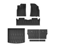 YYEFNMAZ Car Floor Mats Compatible for BYD Sealion 05 DM-i 2025 TPE 3D Cargo Liner Trunk Backrest Pad All Weather Black(LHD 8P)