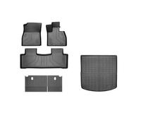 YYEFNMAZ Car Floor Mats Compatible for BYD SEALION 7 2024 2025 TPE All Weather Backrest(6PCS Set)