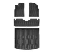 YYEFNMAZ Car Floor Mats Compatible for BYD Song PRO DM-i 2025 TPE 3D Cargo Liner Trunk Backrest Pad All Weather Black(LHD 4P)
