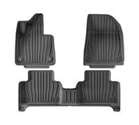YYEFNMAZ Car Floor Mats Compatible for Volvo EX30 2024 2025 Cargo Liner Trunk Pad TPE 3D Foot Odorless Tray Set BLACK(EX30 LHD 3PCS)
