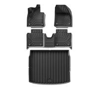 YYEFNMAZ Car Floor Mats Protective Mat Car Interior Accessories Cargo Liner Trunk Mat Left Rudder Compatible for Polestar 4 2023-2024(LHD 4PCS)