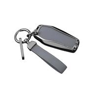 YYEFNMAZ Car Key Case Cover Compatible for BYD Song Plus Atto 3 Han EV Tang DM Qin Seal Dolphin Remoter Fob Holder Keychain(D-grey ring)