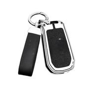 YYEFNMAZ Car Key Case Cover Compatible for Citroen C1 C2 C3 C4 C5 C6 C4L Berlingo Picasso Jumpy Nemo Aircross Sega C5 X Zinc Alloy Leather(B sliver black 02)