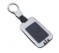 YYEFNMAZ Car Key Case Cover Compatible for Renault Scenic Sandero Espace Clio Captur Kangoo Laguna Kadjar Megane Koleos QM5 QM6 Zinc Alloy +Silicone(Silver 1)