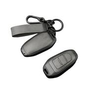YYEFNMAZ Car Key Case Cover Shell Fob Holder Compatible for Citroen Tianyi C5 2022 2020 2019 2017 2016 Zinc Alloy Leather Accessories(E-grey keyring)