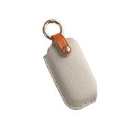YYEFNMAZ Car Key Case Fob Cover Compatible for Kia Carnival Sedona 2021 Sorento MQ K7 K8 V6 2022 EV6 2022 Dl3 K5 Leather(Beige,For Key C)