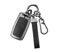 YYEFNMAZ Car Key Chain Metal Shell Compatible for VW Polo Tiguan Golf 4 5 Jetta Beetle Scirocco Passat TPU Zinc Alloy Key Case Bag(Gun Black)