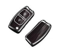 YYEFNMAZ Car Remoter Folding Key Cover Case Compatible for JMC VIgUs 5 Vigus 3 BOARDING Pickup Protector Shell(B-black)