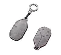 YYEFNMAZ Car Remoter Key Case Cover Compatible for BYD Leopard 5 2023 Simple Style Handmade Grey(Red)