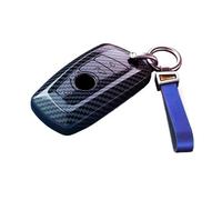YYEFNMAZ Car Remoter Key Case Cover Shell Compatible for BMW 1 2 3 4 5 6 7 Series F20 F30 f31 F34 F10 F11 X3 F25 X4 I3 M3 M4 ABS Carbon Fiber(Carbon BK-SR Leather)