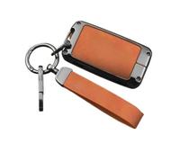 YYEFNMAZ Car Remoter Key Case Cover Shell Fob Compatible for Mazda 3 Alexa CX30 CX-4 CX5 CX-5 CX8 CX-8 CX-30 CX9 CX-9 Keychain Accessories(E-orange keyring)