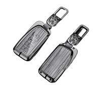 YYEFNMAZ Car Smart Key Case Cover Shell Accessory Compatible for Lexus NX IS RX ES GX LX LS UX GS 200 260 300 350 NX200 NX300 RX350 ES300 Zinc Alloy(J-gray keychain)