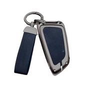 YYEFNMAZ Car TPU Zinc Alloy Key Case Bag Car Key Chain Metal Key Shell Compatible for BMW M E39 E46 E60 E90 F10 F15 F20 F25 F30 G05 G01 F01 G80 G01(Gun Black Blue)