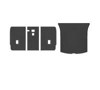 YYEFNMAZ Car Trunk Mat Compatible for Tesla Model Y 2025 Juniper TPE Floor Mats Cargo Liner All Weather Trunk Mats Floor Liner Backrest Mats(4PCS trunk mats)