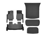 YYEFNMAZ Floor Liners Fully Surrounded Floor Mats With Door Sill Protector Front Rear Cargo Liner Juni Compatible for Tesla Model Y Juniper 2025 TPE(6PC Floor Trunk)