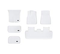 YYEFNMAZ Floor Mat Compatible for Tesla Model Y 2019-2024 Model 3 Highland 2024 Trunk White Luggage Non-Slip Carpet(CRIMSON)