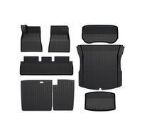 YYEFNMAZ Floor Mats Cargo Liner Compatible for Tesla Model 3 2025 Anti-slip Trunk Mat TPE Pads Accessories(For 3 8Pcs Mats)