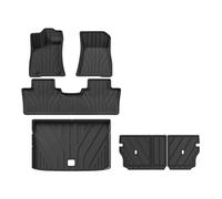 YYEFNMAZ Floor Mats Compatible for BYD Formula Leopard 5 2025 2024 2023 TPE Cargo Liners 3D Car Double Carpet Backrest(6PCS Set)