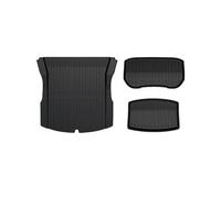 YYEFNMAZ Floor Mats Compatible for Tesla Model 3 2024 2025 Highland Cargo Liner Anti-slip TPE Pads Left/Right Hand Rubber(3pcs back sets)
