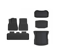 YYEFNMAZ Floor Mats Compatible for Tesla Model 3 Y 2021-2024 5-Seater Custom Fit All Weather Heavy Duty TPE Accessories(3 2024 TPE LHD 6PC)