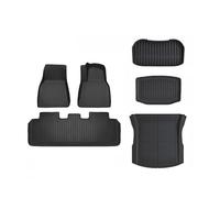 YYEFNMAZ Floor Mats Compatible for Tesla Model 3 Y 2021-2024 5-Seater Custom Fit All Weather Heavy Duty TPE Cargo Liner Trunk Accessories(3 2024 TPE RHD 6P)