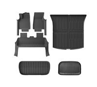 YYEFNMAZ Floor Mats with Door Sill Protection Strip Compatible for Tesla Model Y Juniper 2025 2026 All-weather Floor Cargo Liner(FMT-SN-6PC)