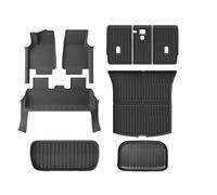 YYEFNMAZ Floor Mats with Door Sill Protection Strip Compatible for Tesla Model Y Juniper 2025 2026 All-weather Floor Cargo Liner(FMT-SN-9PC)