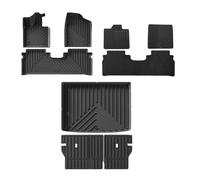 YYEFNMAZ Floor Trunk Mat Compatible for Chery ICAR03 JAECOO J6 2025-2023 With Backrest Cover TPE Foot Liner FOR LHD & RHD(Double 9pcs LHD)