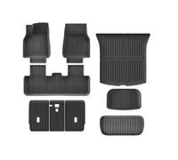 YYEFNMAZ Floor Trunk Mats Compatible for Tesla Model Y Launch 2025+ Juniper 2025 All Weather Front Rear Cargo Liner Foot Pads(Package 9PCS,RHD)