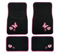 YYEFNMAZ General Purpose 4pcs Car Floor Mat Foot Pads Protector Compatible for Spills Dog Anti-slip Front And Rear(AD9565)