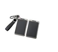 YYEFNMAZ Zinc Alloy Leather Car NFC Card Key Cover Case Compatible for Leapmotor C10 C11 C16 Protector Holder Shell Auto Kychain Accessories(E)