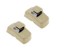 YYFHR 2pcs Car Front Sunvisor Hook Clips,Fit For Fabia, 6Y Octavia A4 A5 1U 1Z Superb B5 3U 3B0857561B 3B0857563 Sun Visor Bracket sun visor hook clip brackets(Beige)