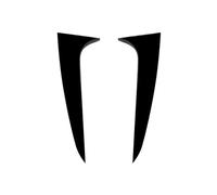 YYFHR 2PCS Car Rear Window Side Spoiler,Fit For X4, G02 2019+ Canard Canards Splitter Auto Accessories Gloss Black ABS Trunk side-mounted rear window spoiler wing