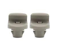 YYFHR 2Pcs Car Sunvisor Clips,Fit For Nissan, Qashqai J10 Dualis Removal Retainer Gray 96409BC402 Sun Visor Hook Holder Bracket Cover sun visor hook clip brackets