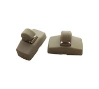 YYFHR 2pcs Sun Visor Clips Hook, Fit For Skoda, Fabia 6Y Octavia A4 A5 1U 1Z Superb B5 3U 3B0857563 3B0857561B Car Front Bracket Sunvisor sun visor hook clip brackets(Grey-2 Pcs)