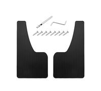 YYGGWL Car Mud Flaps Universal Car Mudguard Front Rear Wheels Mud Flaps PP Splash Guards For Car SUV Off-road Truck Auto Accessories Car Mudguard(02-2pcs Large Black)