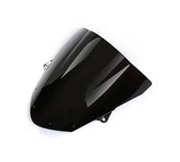 YYGGWL For Ninja ZX6R 2009-2023 ZX-10R 2008-2010 Motorcycle Black Double Bubble Windscreen Windshield Screen ABS Shield Fit