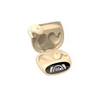 YYGGWL In-Ear Headphone Sleep Invisible Earbuds Tiny Mini Headphones Hidden Noise Cancelling TWS Headsets Sports Stereo Bluetooth 5.3 Earphone Hands-Free Bluetooth Earpiece(Khaki)