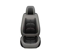 YYGGWL Seat Covers For JAGUAR All Car Models XF F-Pace E-pace I-Pace X-Type XE XJ XK Interior Accessories 1 PC PU Leather Universal Car Seat Cover Van Seat Covers(Black Gray 1 Seat)
