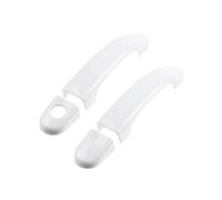 YYGGWL Tailgate Compatible with Beetle 2003-2011 Chrome Door Handle Trim Strips Anti-Scratch Protective Film Accessories Boot Handle(Single Hole White)
